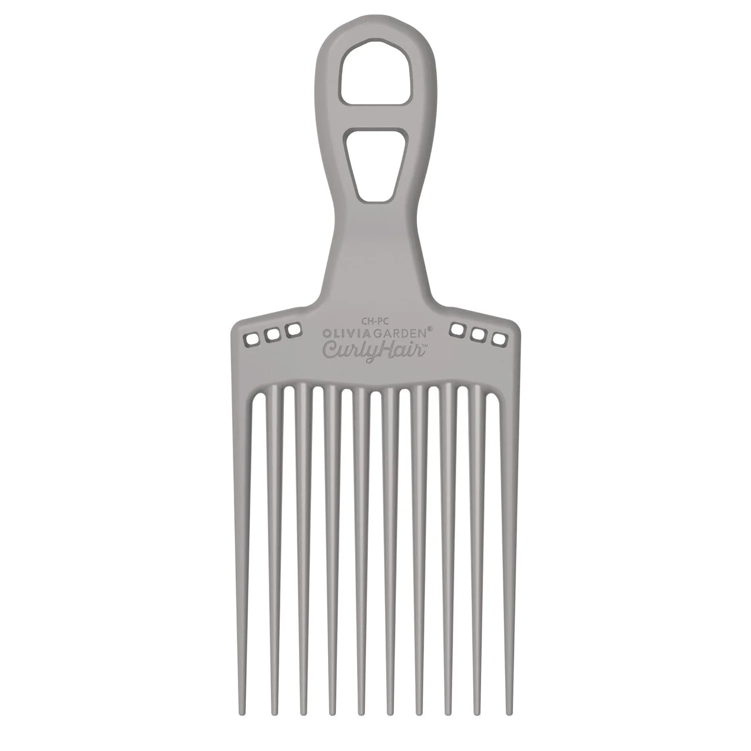 Расческа Olivia Garden CurlyHair для влажных и сухих волос - расческа для кудрявых волос, распутывания, нанесения средств для укладки, стимуляции завивки и ухода за кожей головы.