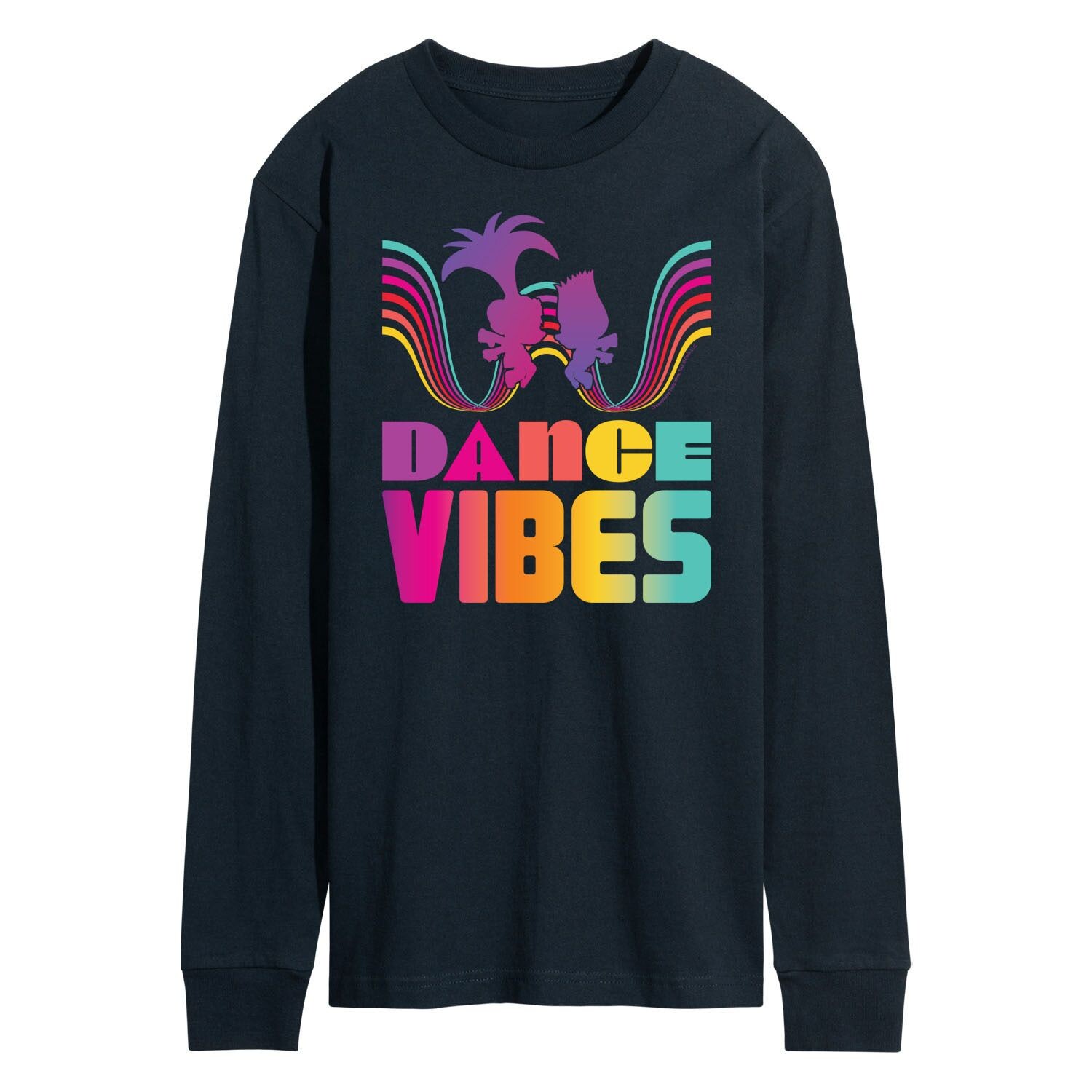 

Мужская футболка с длинными рукавами Trolls Dance Vibes Licensed Character