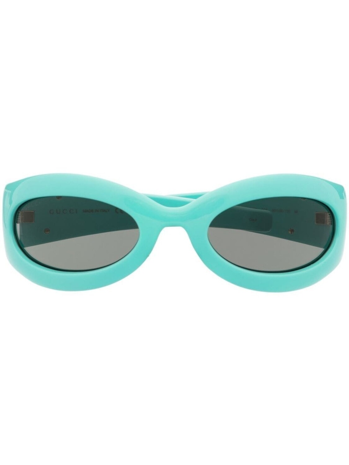 

Gucci Eyewear солнцезащитные очки Blondie в геометричной оправе, синий