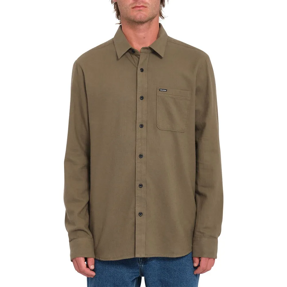 

Рубашка Volcom Caden Solid, коричневый