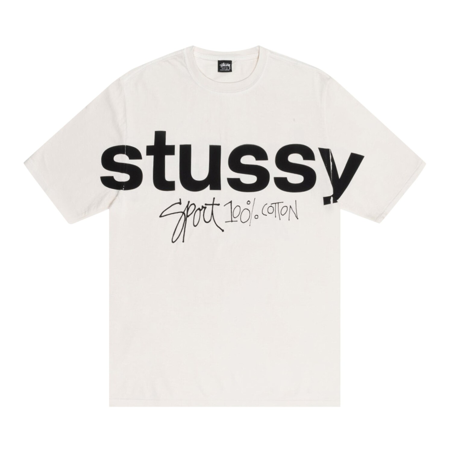 

Футболка Stussy Sport, 100% пигментированная, Натуральная