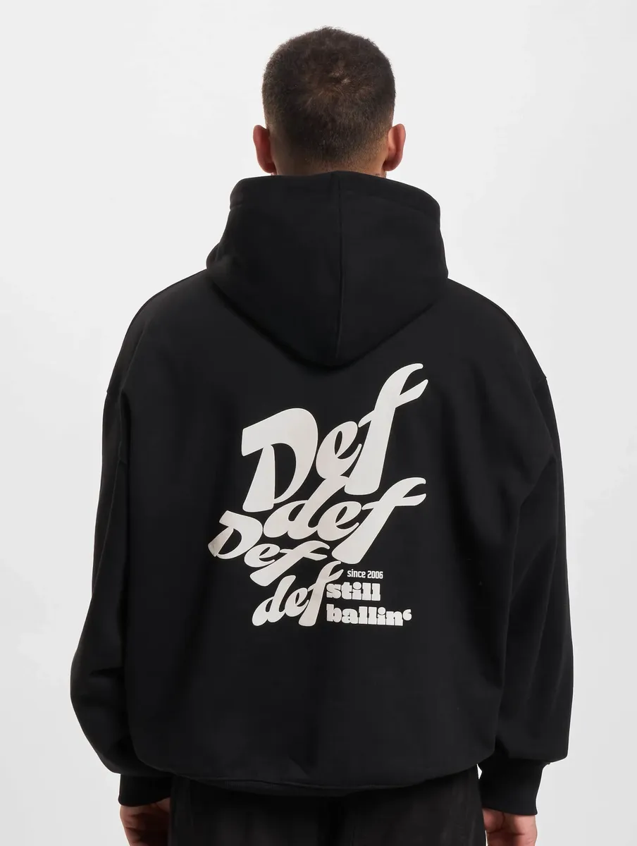 

Толстовка DEF "DEF мужская толстовка DEF DEFDEF", черный