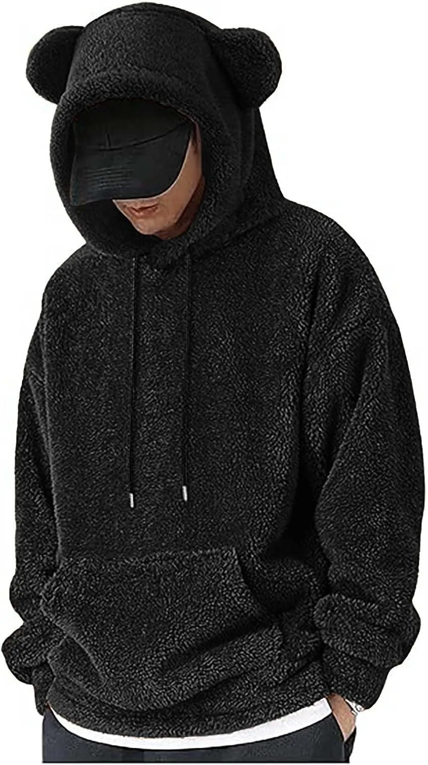 

Толстовка с капюшоном Fuzzy Fleece с ушками мишки