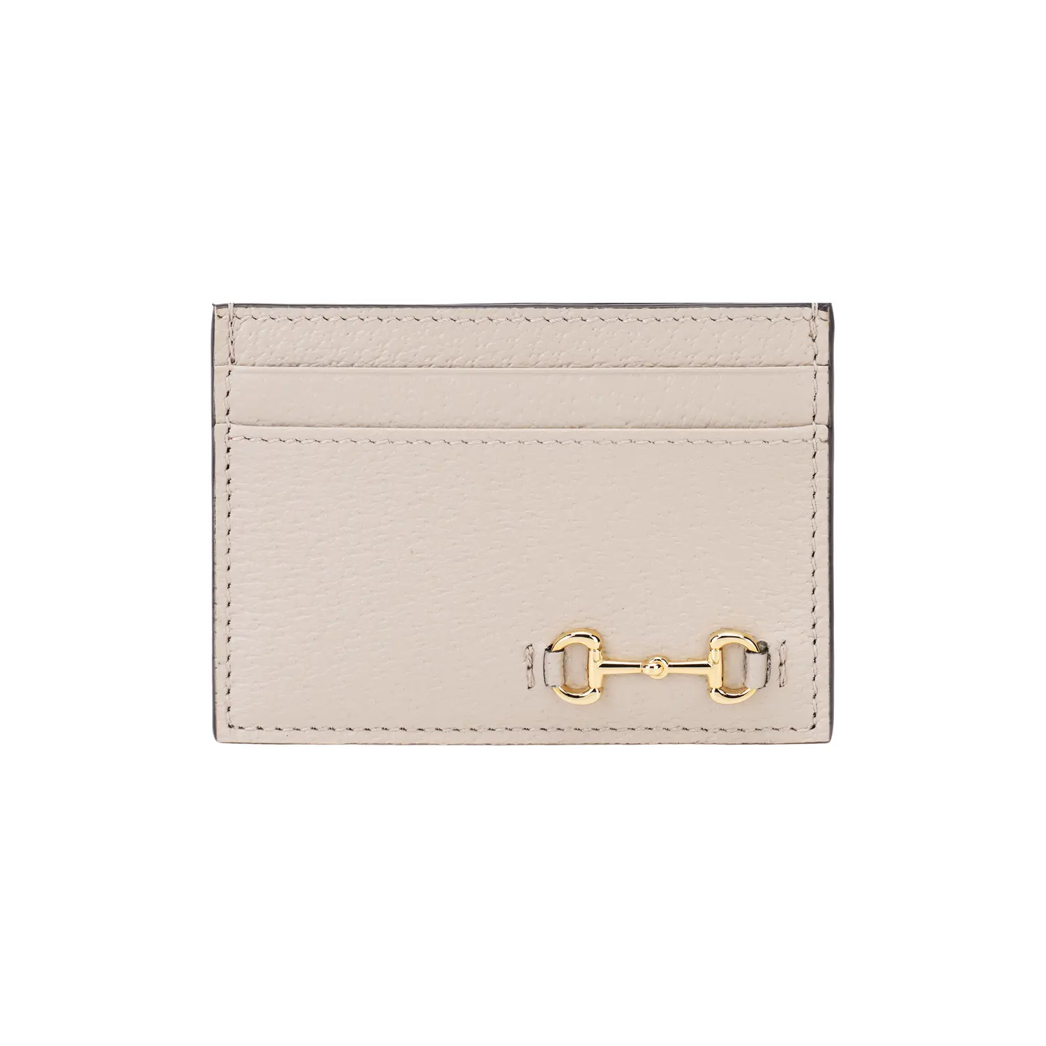 

Кожаный кардхолдер женский молочный кофе GUCCI