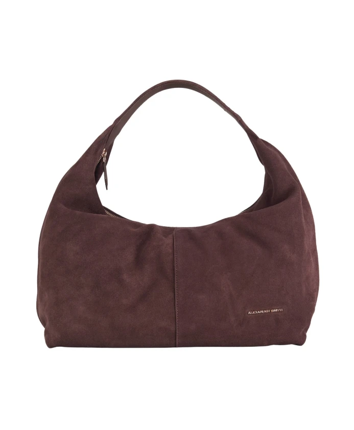 

Замшевая сумка Chloe через плечо бордового цвета Alexander Smith, красный