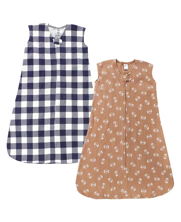 

Тепловой спальный мешок Hudson без рукавов для мальчиков, 2 шт., цвет "Sage dinosaur", 18-24 месяца Hudson Baby, football