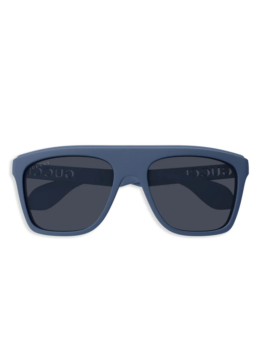 

Солнцезащитные очки в квадратной оправе Gucci Eyewear, синий
