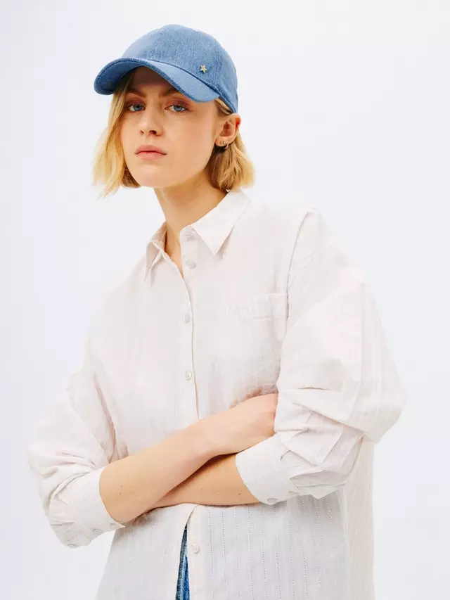 

Бейсболка John Lewis ANYDAY Cotton, цвет blue/denim