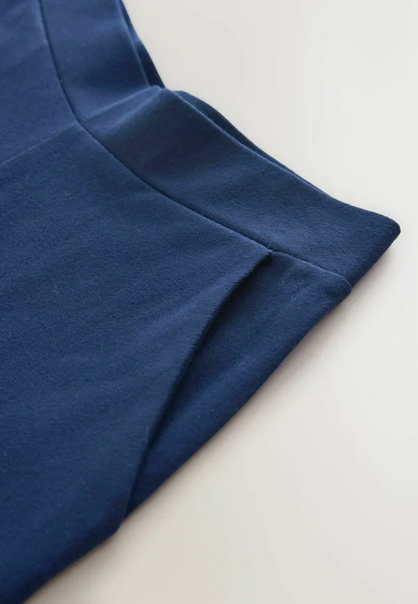 Брюки с широкими штанинами, стандартного кроя Next, Navy Blue — фото 2