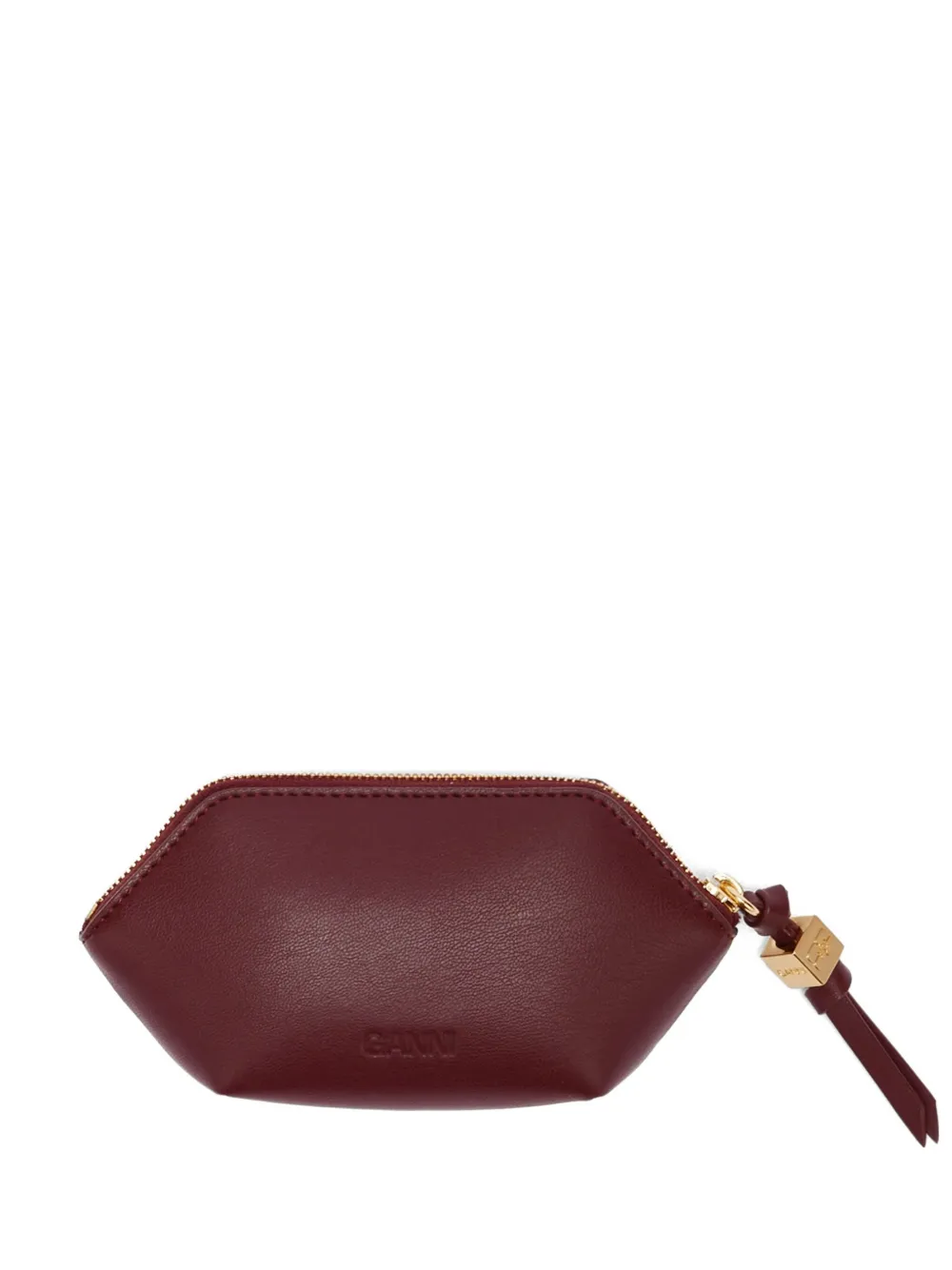 

Кошелек с логотипом Ganni, красный