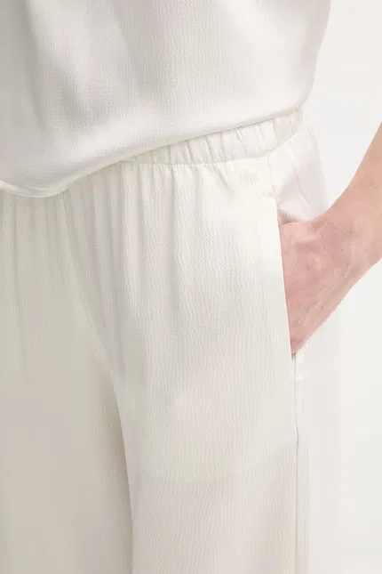 Брюки из сатина Calvin Klein, бежевый — фото 4