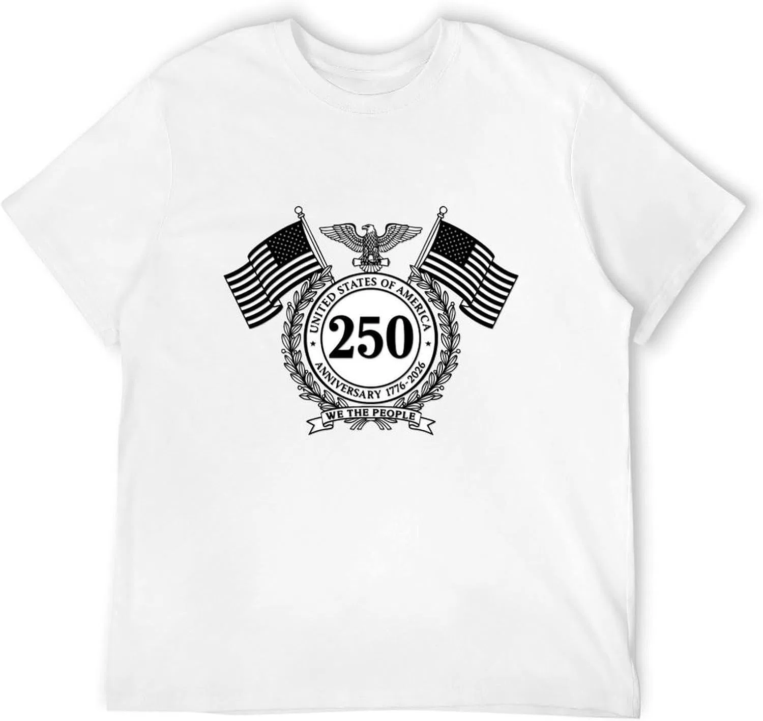Футболка с принтом America's 250th Anniversary, белый — фото 4