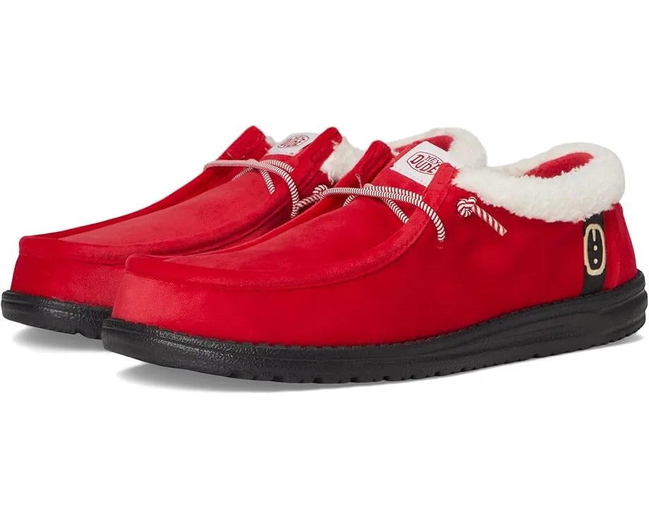 Кроссовки Hey Dude Wally Santa Claus, Red