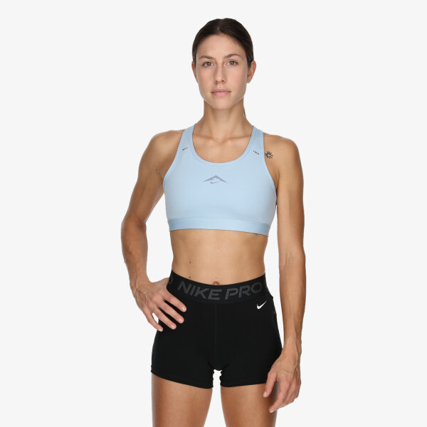

Спортивное бюстье с галочкой на бегу Nike, синий