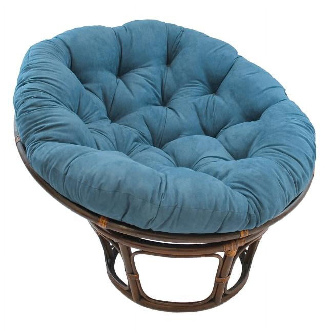

Подушка Blazing Needles из твердой микрозамши Papasan, 52 дюйма, бирюзовая, цвет Teal