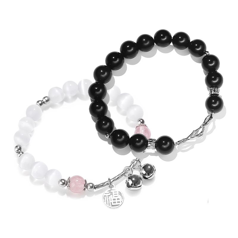 

Стеклянный кошачий глаз браслет Women's VIVIWELL, Couple Set