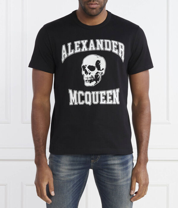 

Футболки Regular fit Alexander Mcqueen, черный