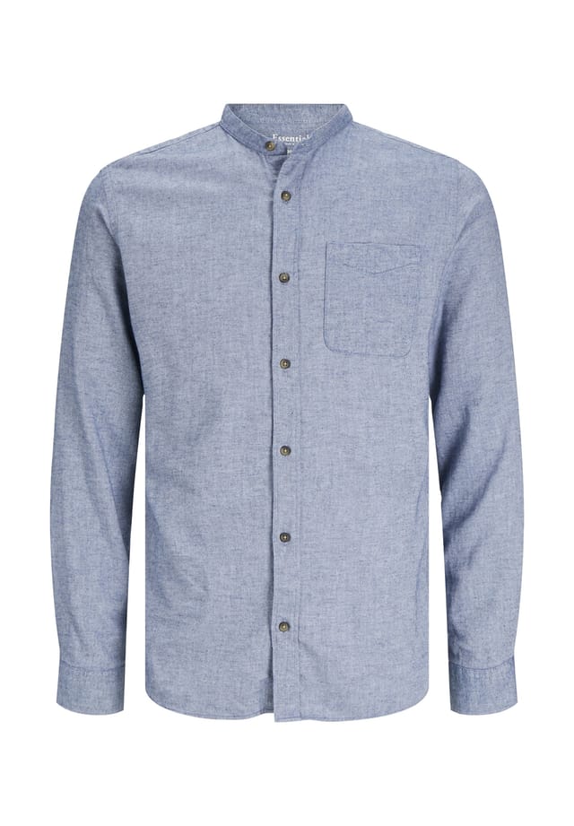 

Рубашка с длинными рукавами и резинкой Jack & Jones, голубой