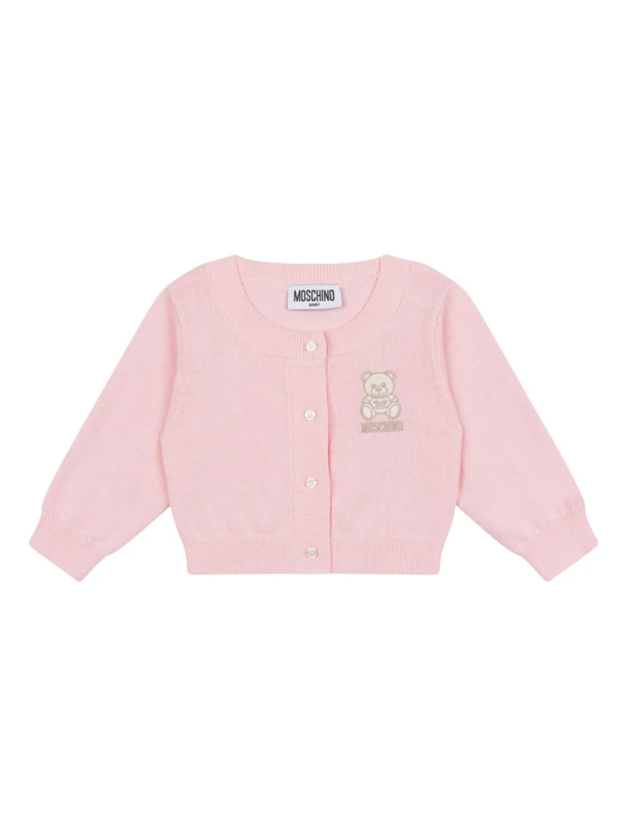 

Moschino Kids кардиган Teddy Bear, розовый