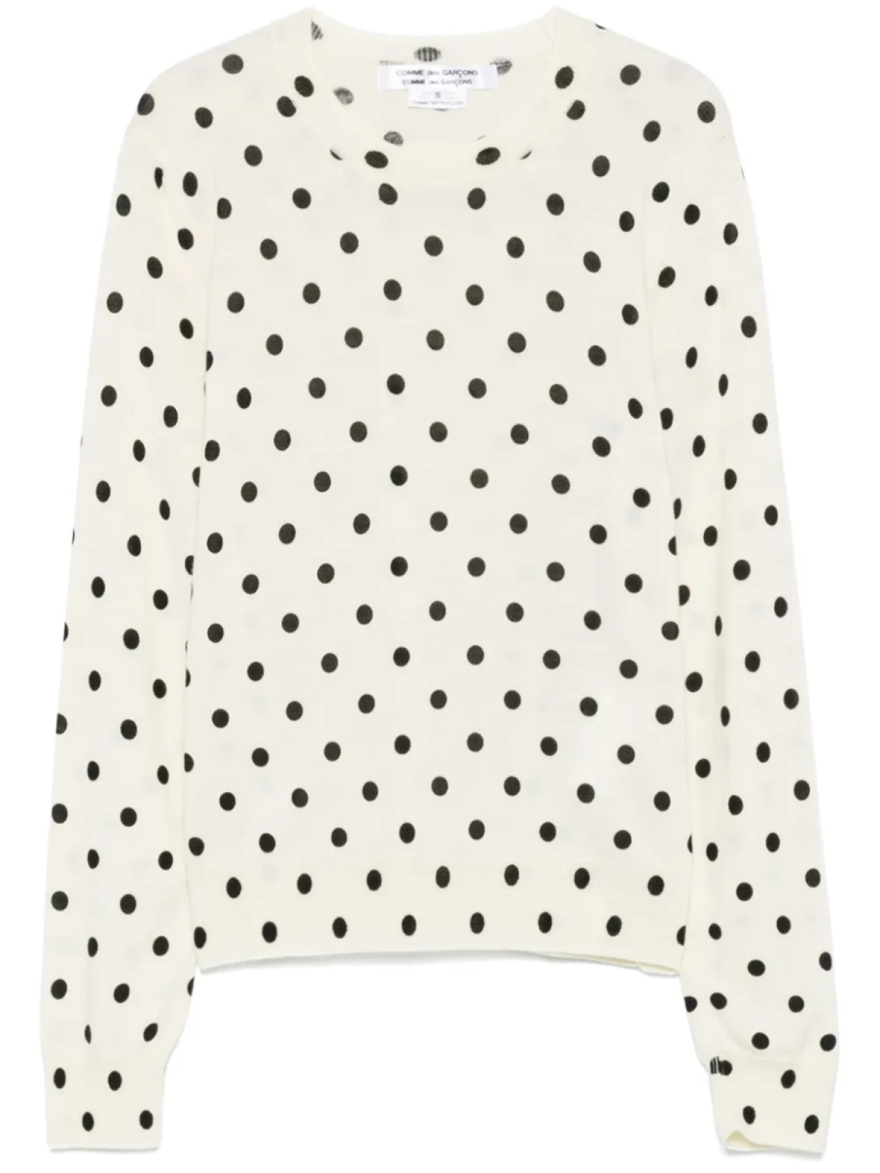 

Comme Des Garçons Comme Des Garçons свитер в горох, белый