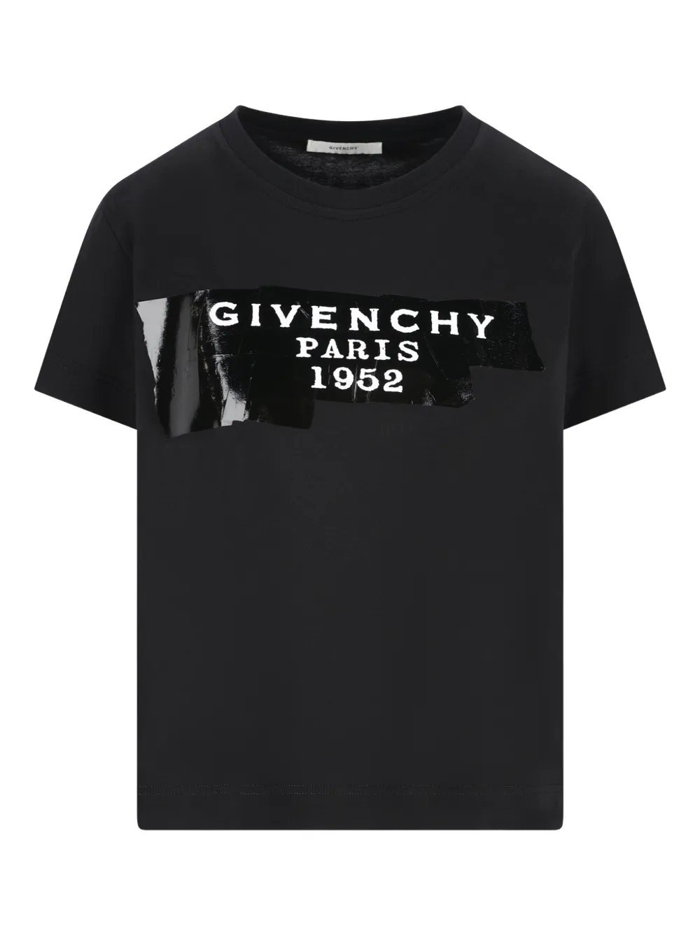 

Хлопковая футболка с логотипом Givenchy, черный