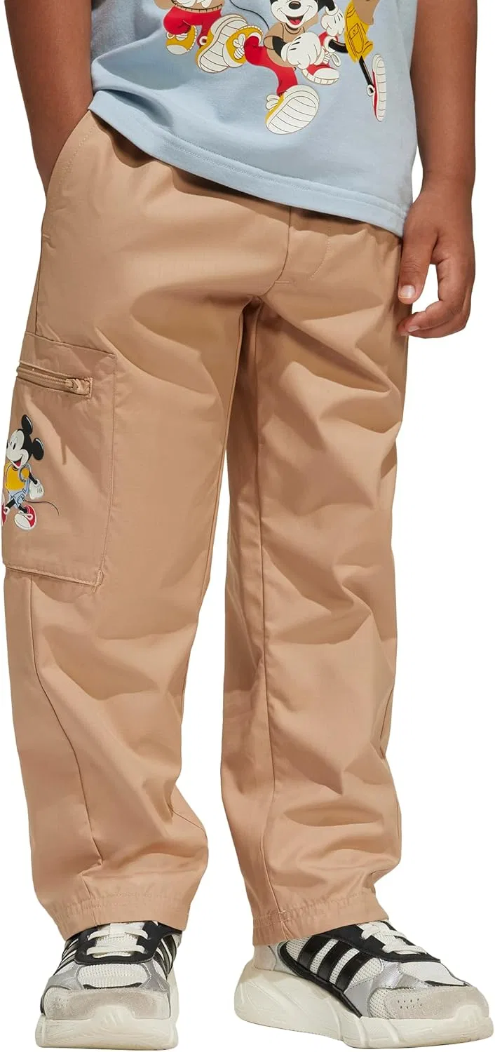 Детские штаны Adidas с изображением Микки Мауса от Disney, Warm Sandstone/Crew Yellow