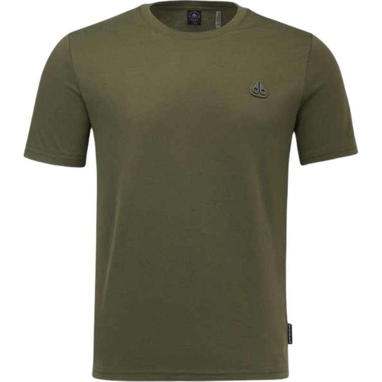 

Хлопковая футболка Moose Knuckles, зеленый