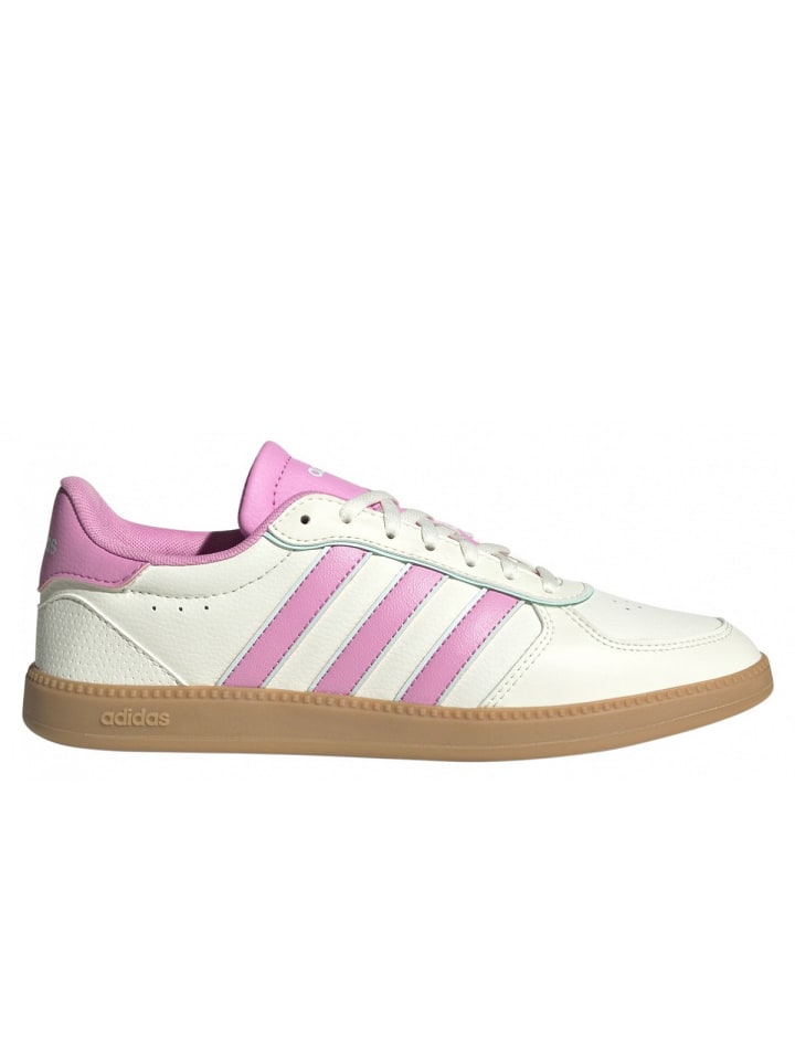 Кроссовки на шнуровке adidas, белый