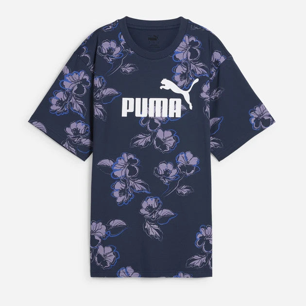 

Футболка Puma Essential Floral Vibes женская синяя с графическим принтом и круглым вырезом FTS497 Puma, синий