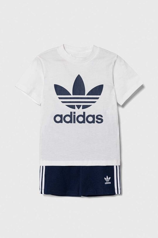 

adidas Originals Хлопковый комплект для малышей, белый