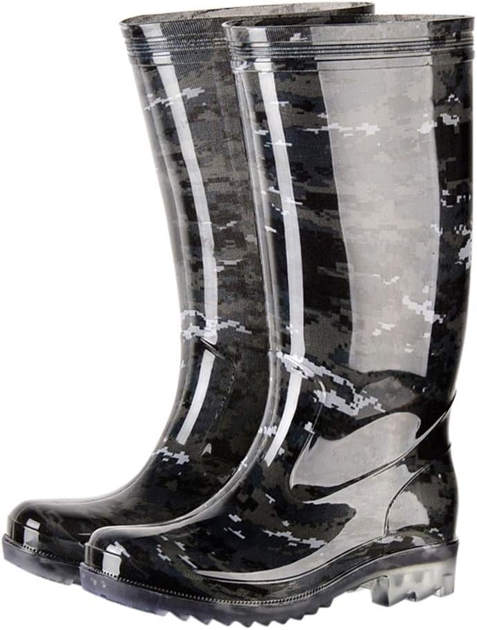 

Мужские водонепроницаемые резиновые ботинки FENIKUSU с камуфляжным принтом, противоскользящие, средней высоты, для сада и кухни, D