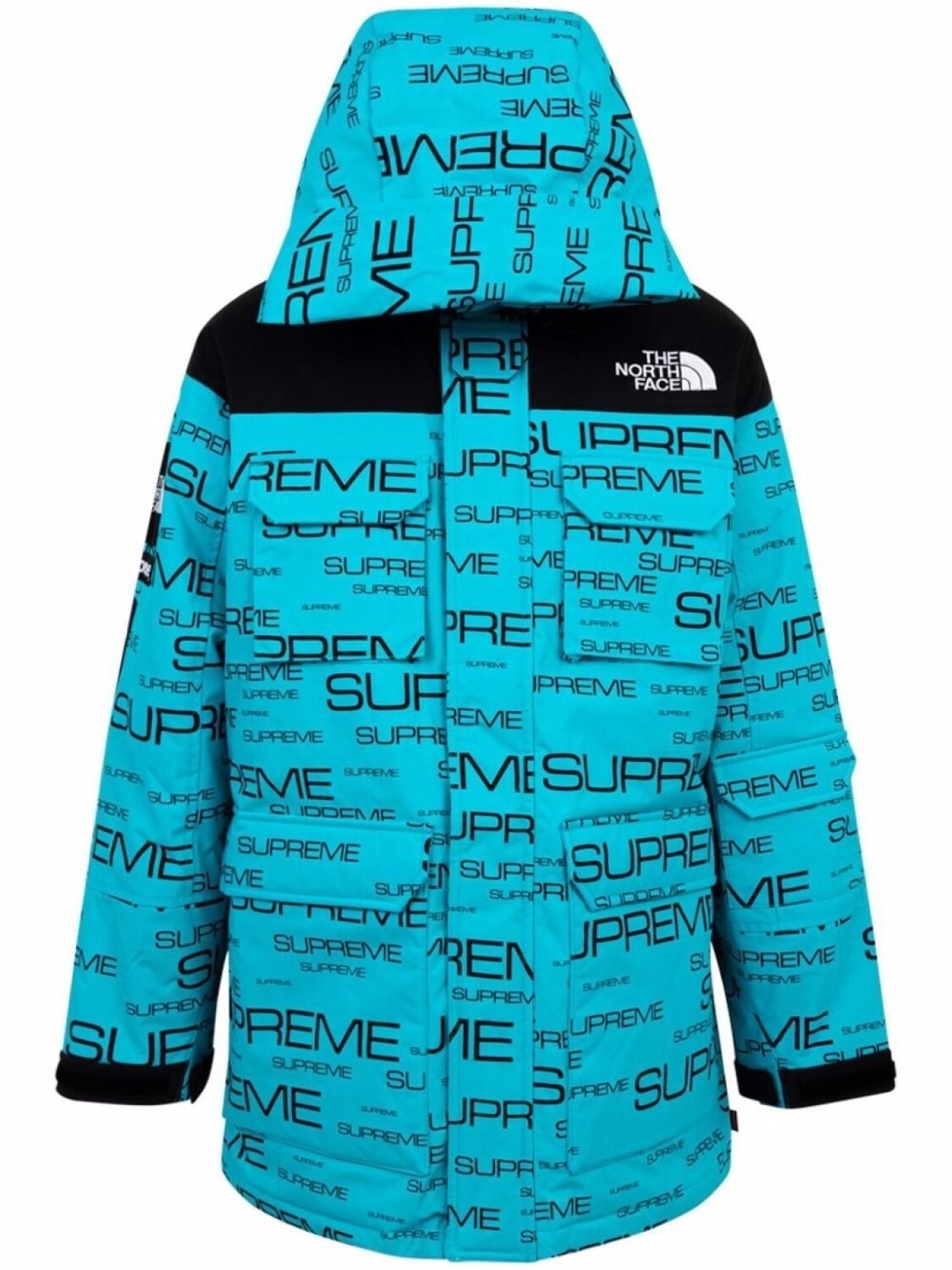 

Парка Coldworks 700 из коллаборации с The North Face Supreme, синий