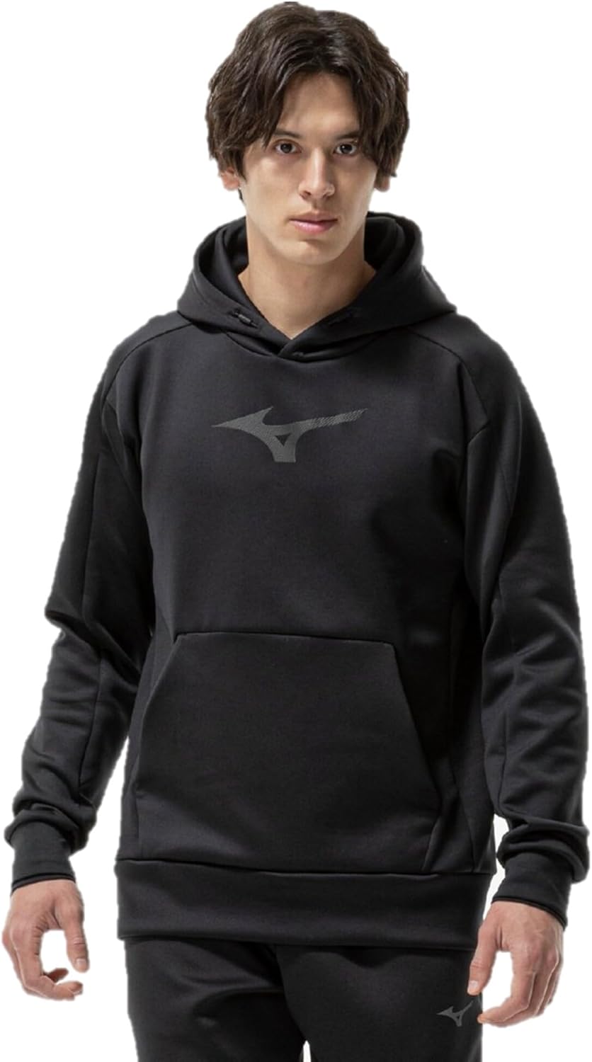 

Спортивная толстовка Mizuno 32MCC555, эластичная, с капюшоном, удобная в носке, унисекс, для взрослых, черный