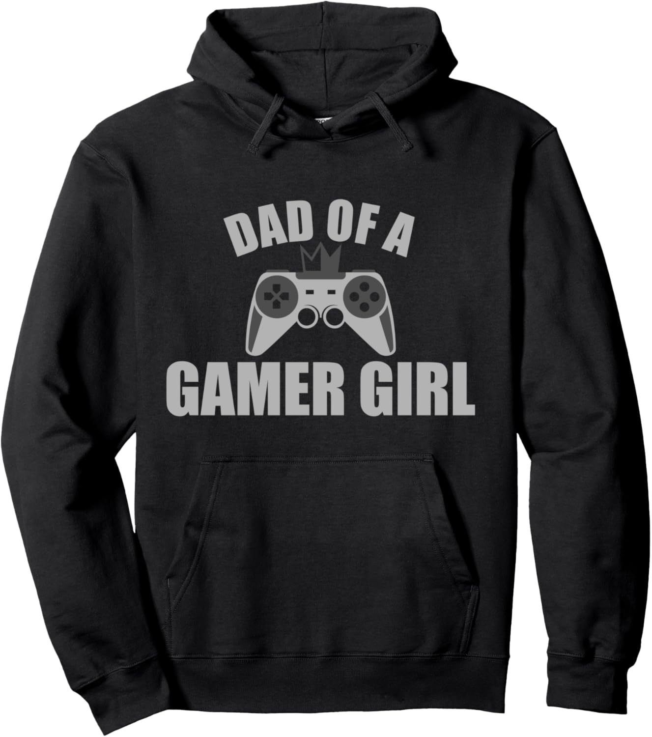 

Толстовка с надписью «Девушка-геймер, папа» Gamer Girl Apparel, черный