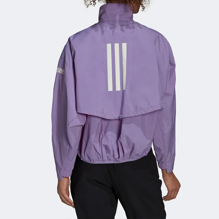 Куртка женская фиолетовая Adidas — фото 3