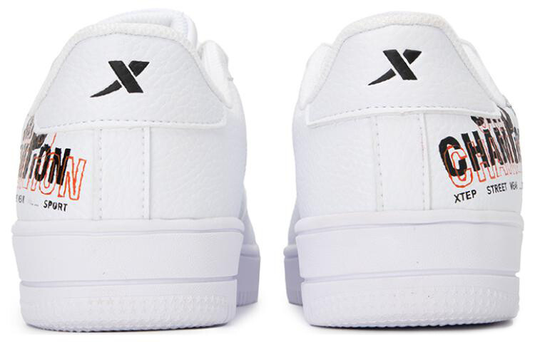 Кроссовки XTEP Skateboard Shoes Men Low-Top White — фото 4