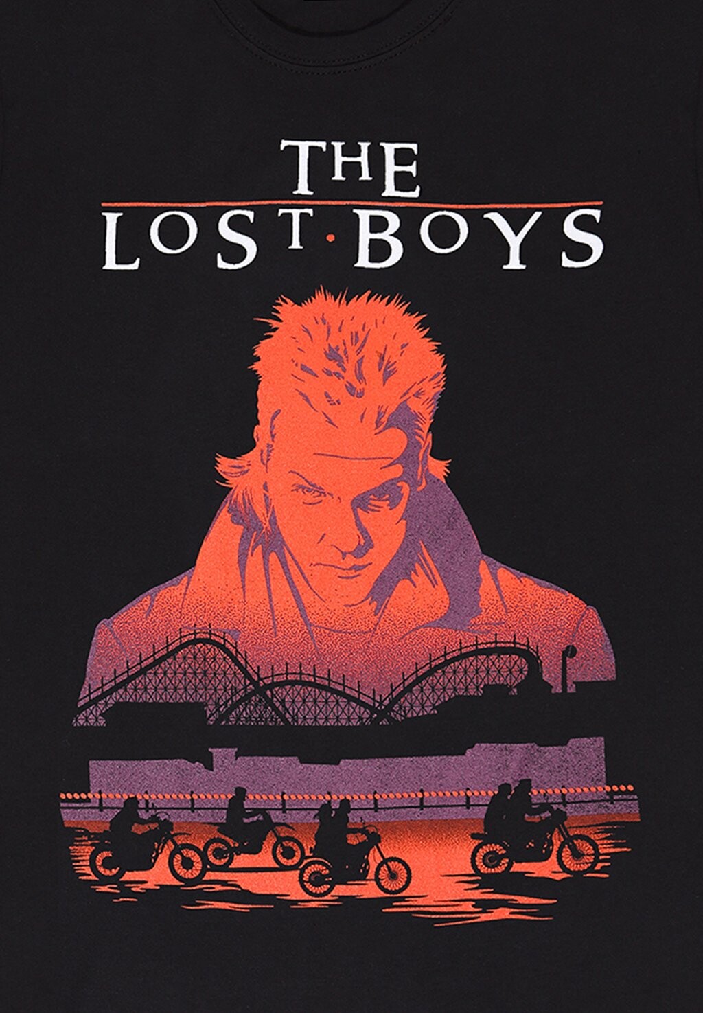 

Футболка с принтом LOST BOYS Henry Tiger, черный