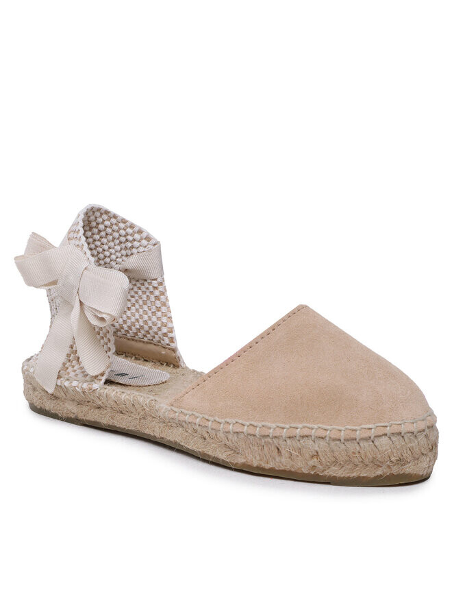 Эспадрильи Manebi Suede Flat Valenciana Эспадрильи Manebi K 1.1 P0, бежевый — фото 2