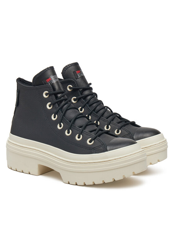 Тканевые кроссовки Chuck Taylor All Star Lugged Heel Platform Waterproof A12328C 001 Converse, черный — фото 2