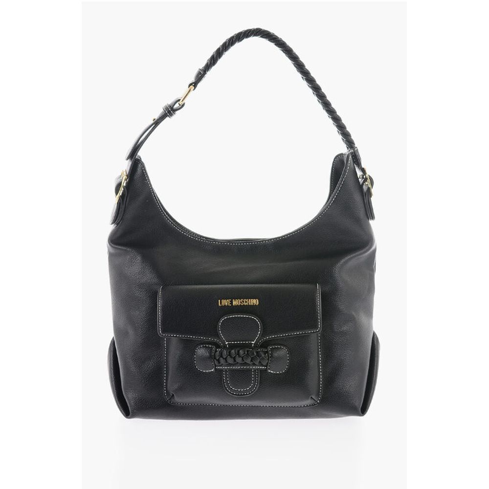 

Сумка через плечо LOVE из искусственной кожи с плетеной ручкой Moschino, Black