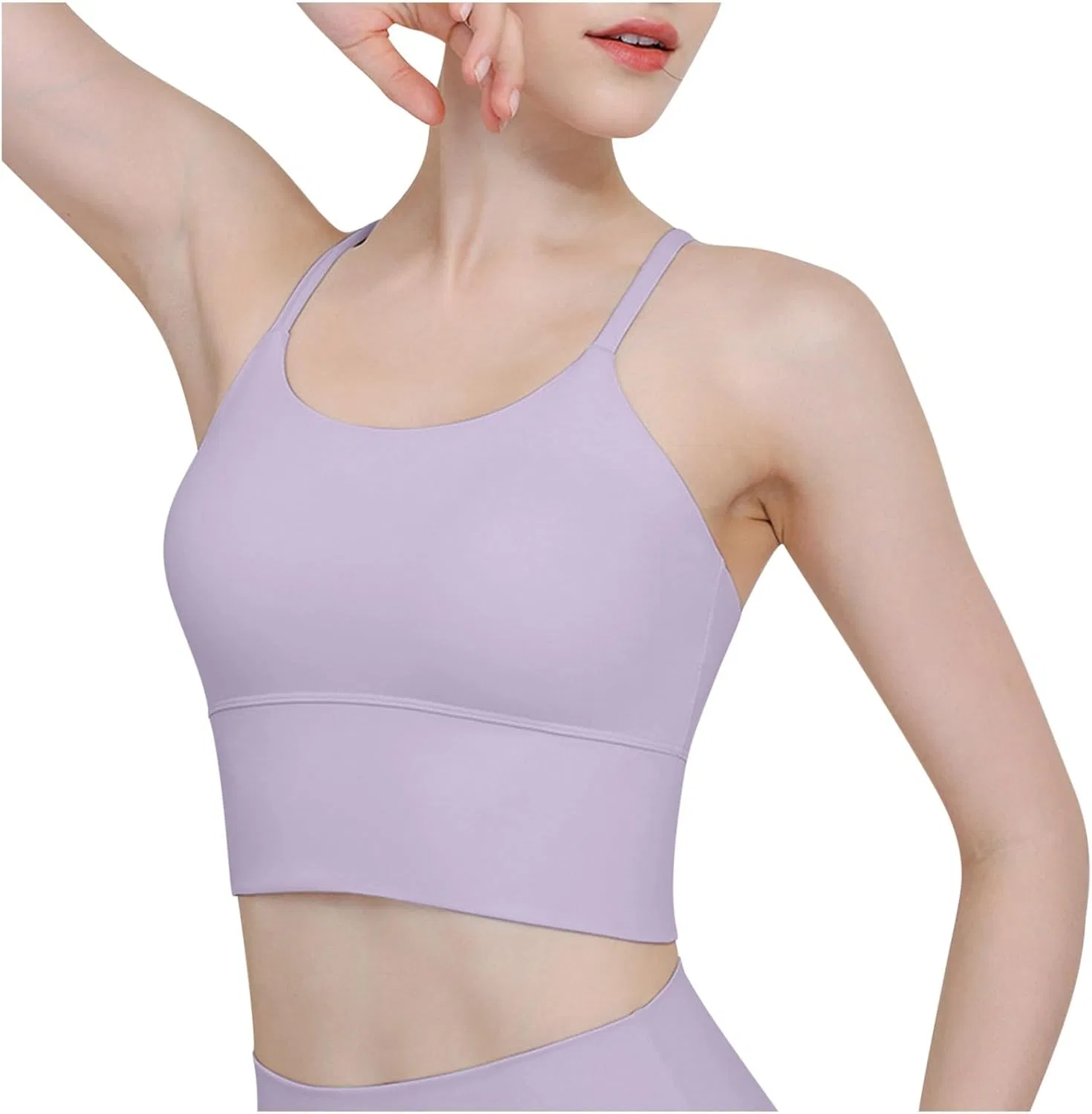 Спортивный бюстгальтер, бесшовный, Generic, A02_purple
