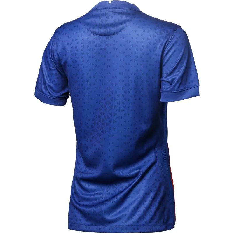 Nike Футбольная футболка женская красная синяя — фото 4