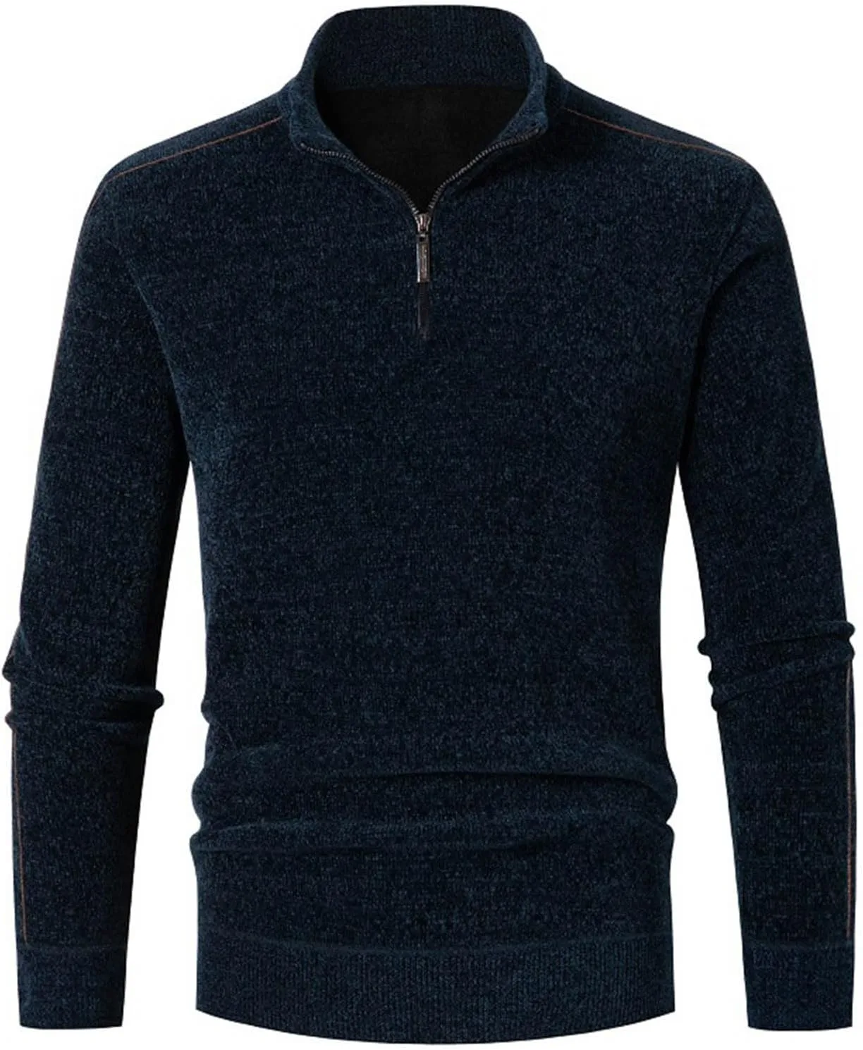 

Мужской свитер с четвертью молнии Slim Fit