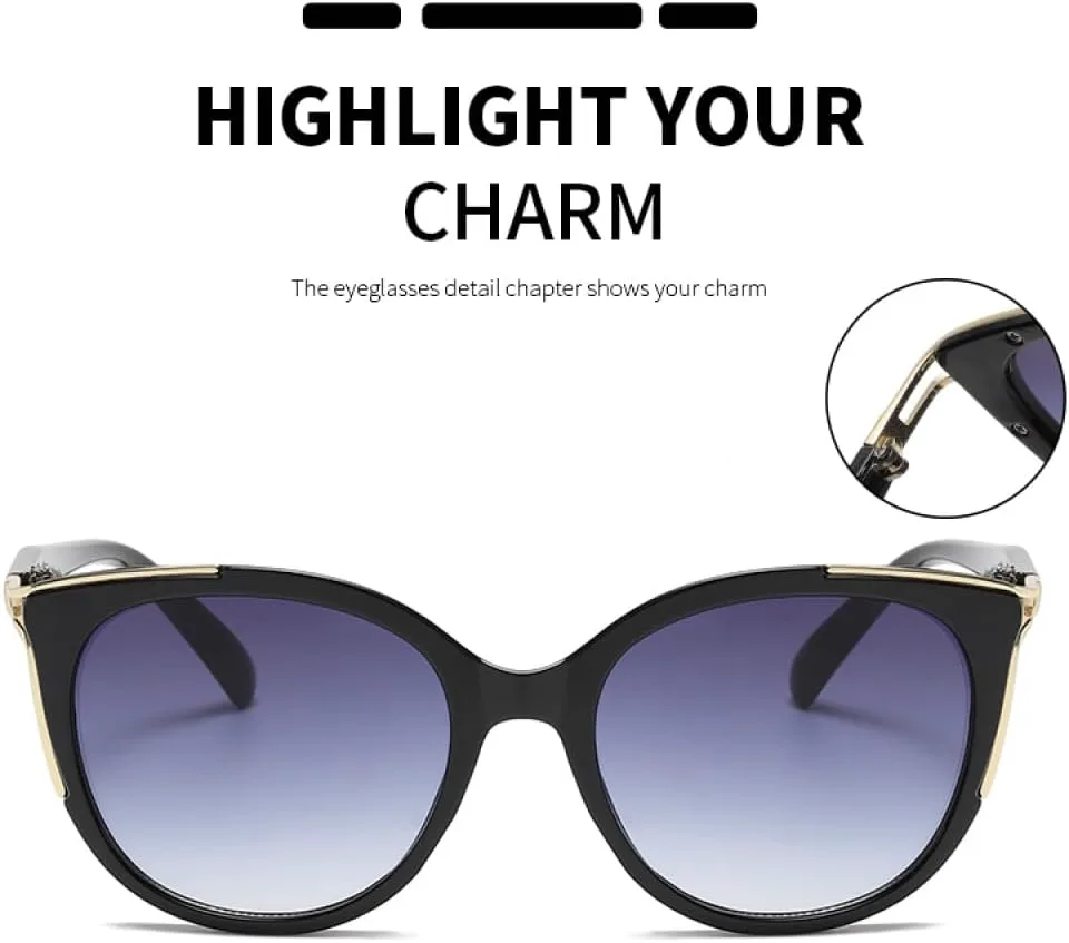 

Солнцезащитные очки 2027 года для женщин, панк-очки, модные очки для мужчин, женские солнцезащитные очки с защитой от УФ-излучения UV400, стильные очки MTZJH, Black