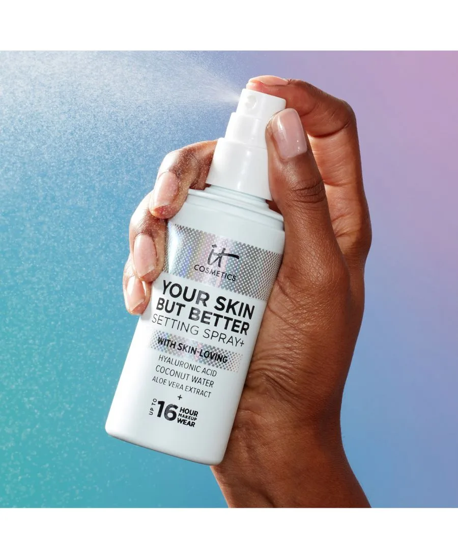 IT Cosmetics Фиксирующий спрей для лица Your Skin But Better Setting Spray+, 3,4 унции — фото 3