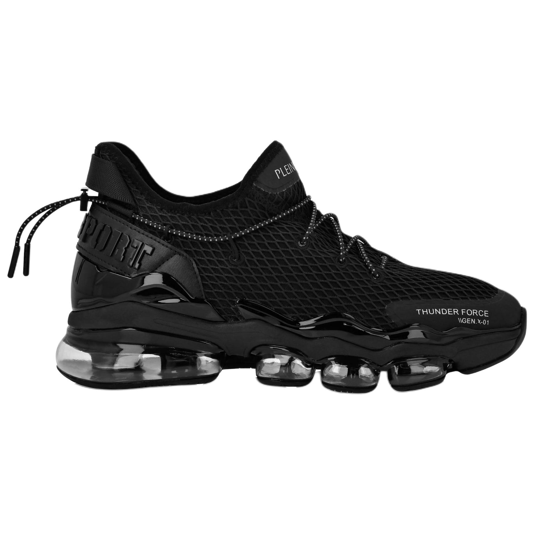 PLEIN SPORT THUNDER FORCE GENX 01 Low top повседневные кроссовки Unisex черные — фото 3