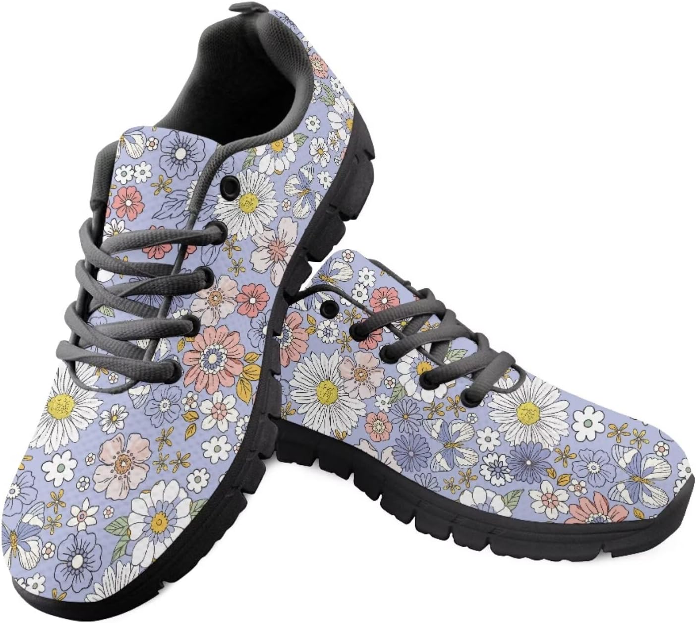 

Женские кроссовки GETELINSENG для бега, прогулок и путешествий, мужские стильные кеды, теннисные, спортивные, легкие, Retro Cottagecore Floral