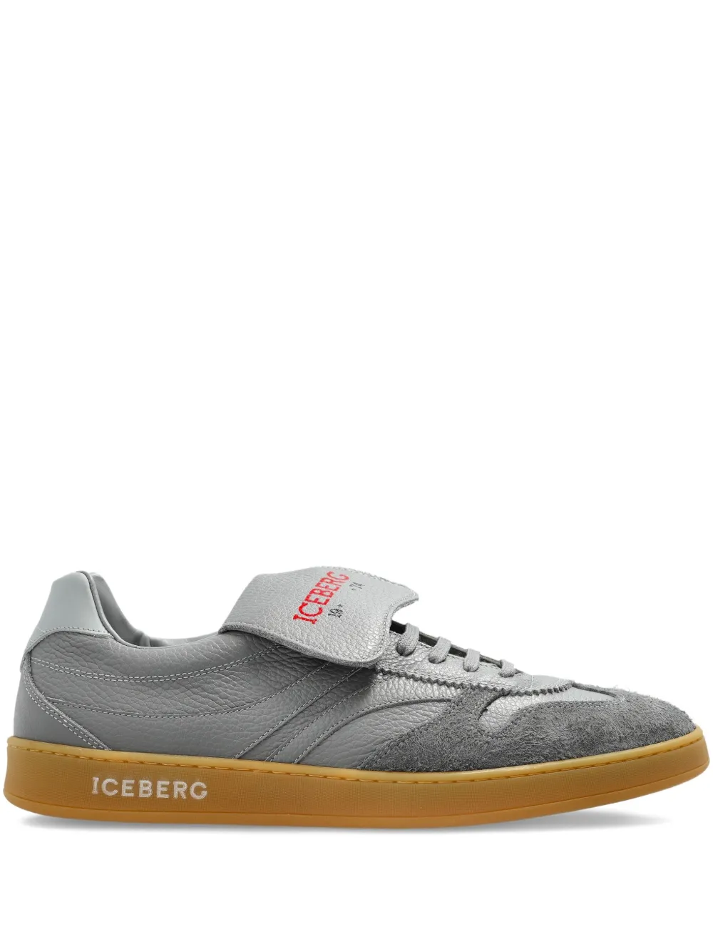 

Кроссовки с замшевыми вставками Iceberg, серый