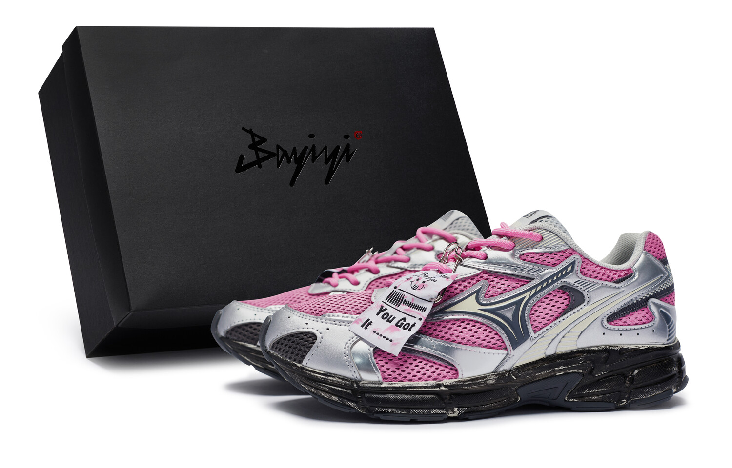 

Кроссовки Mizuno Speed 2K Lifestyle Shoes Unisex Low-top Pink Silver Gray, розовый