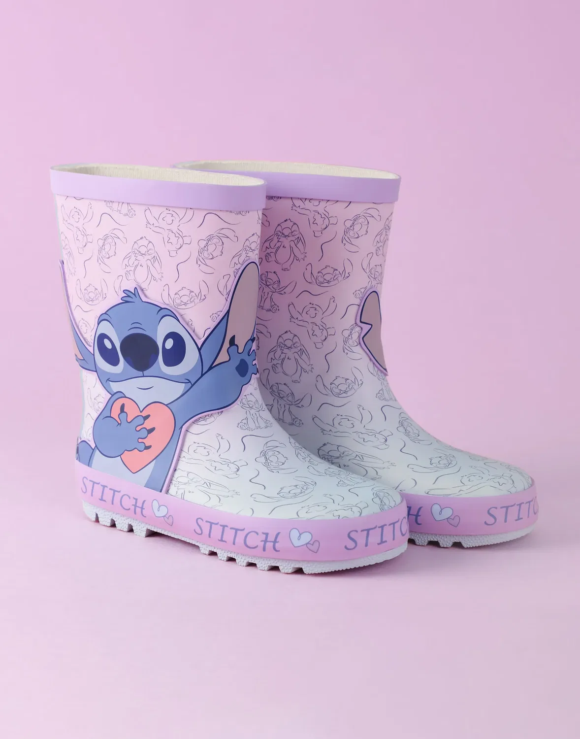 Детские резиновые сапоги Lilo & Stitch Disney, фиолетовый — фото 2